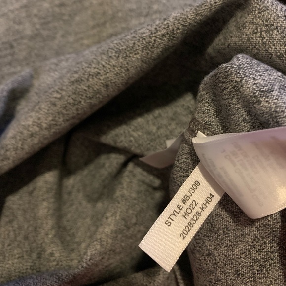 J. CREW best seller Half-zip rugby shirt marled gray size L - Picture 9 of 11